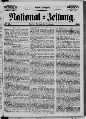 Nationalzeitung vom 18.01.1850