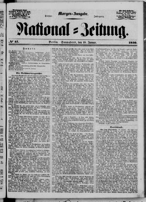 Nationalzeitung vom 19.01.1850
