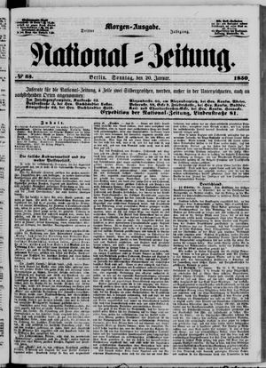 Nationalzeitung vom 20.01.1850