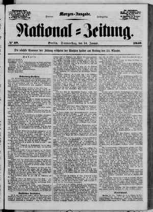 Nationalzeitung on Jan 24, 1850