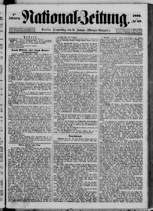 Nationalzeitung vom 31.01.1850