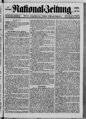 National-Zeitung vom 07.02.1850