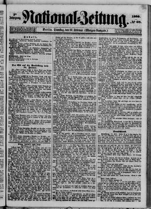 Nationalzeitung on Feb 12, 1850