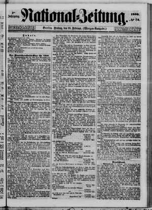 Nationalzeitung on Feb 15, 1850