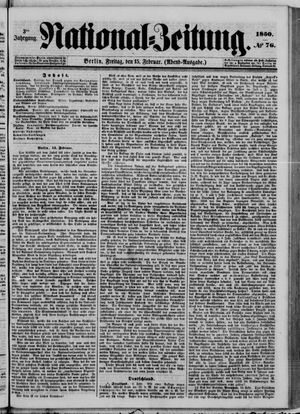 Nationalzeitung on Feb 15, 1850