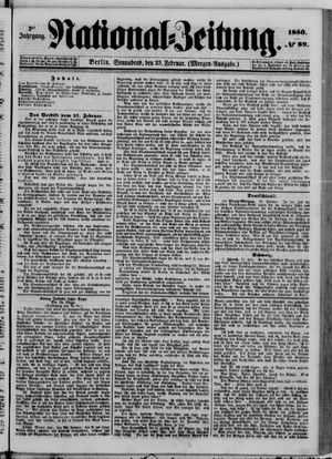 Nationalzeitung vom 23.02.1850