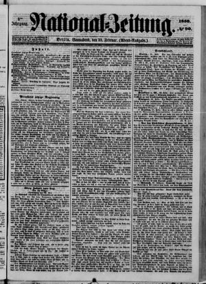 Nationalzeitung vom 23.02.1850