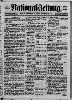 Nationalzeitung on Feb 27, 1850