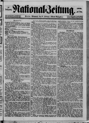 Nationalzeitung on Feb 27, 1850