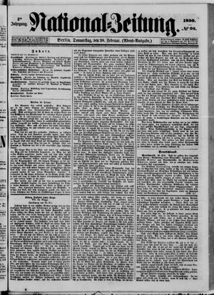 Nationalzeitung vom 28.02.1850