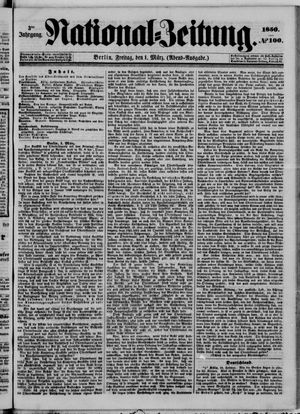 Nationalzeitung vom 01.03.1850