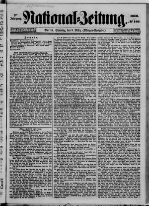Nationalzeitung vom 03.03.1850