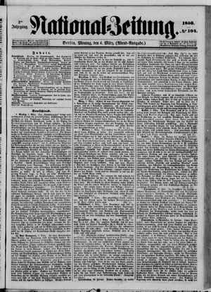 Nationalzeitung on Mar 4, 1850