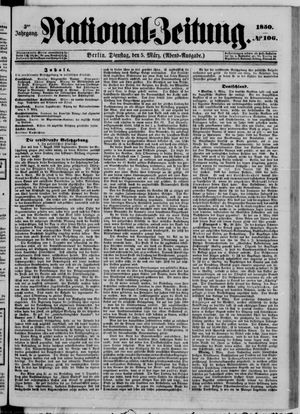 Nationalzeitung vom 05.03.1850