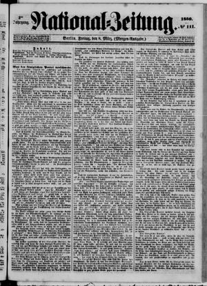 Nationalzeitung vom 08.03.1850