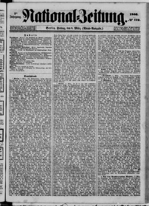 Nationalzeitung vom 08.03.1850