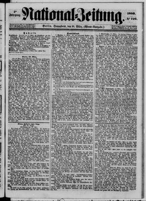 Nationalzeitung vom 16.03.1850