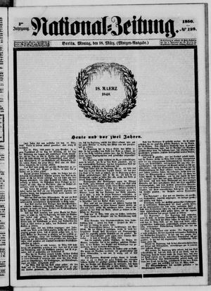 Nationalzeitung vom 18.03.1850