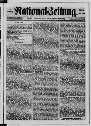 Nationalzeitung vom 21.03.1850