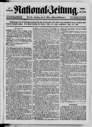 Nationalzeitung vom 26.03.1850