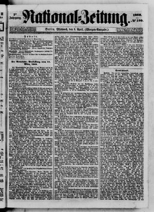 Nationalzeitung vom 03.04.1850
