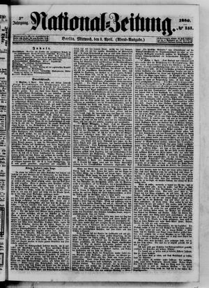 National-Zeitung vom 03.04.1850
