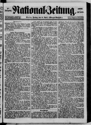 Nationalzeitung vom 12.04.1850