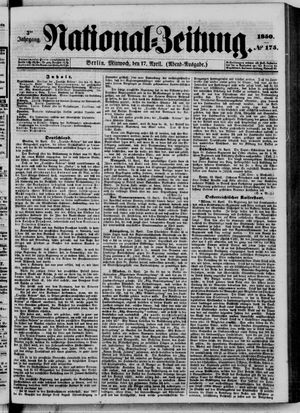 Nationalzeitung vom 17.04.1850