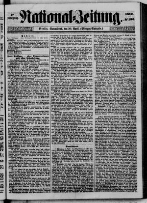 Nationalzeitung vom 20.04.1850
