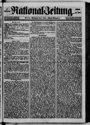 Nationalzeitung vom 01.05.1850
