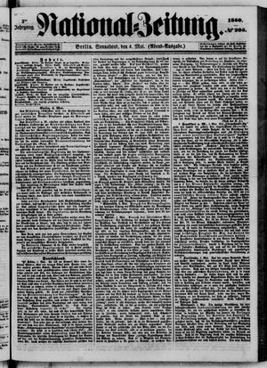 Nationalzeitung on May 4, 1850