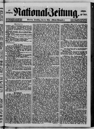 Nationalzeitung vom 14.05.1850