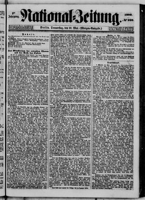 Nationalzeitung vom 16.05.1850