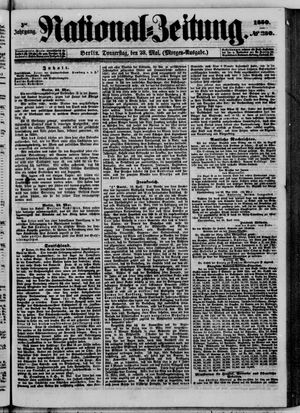 Nationalzeitung on May 23, 1850