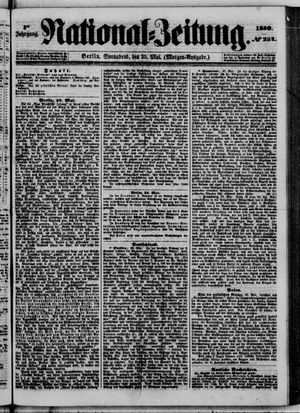 National-Zeitung vom 25.05.1850