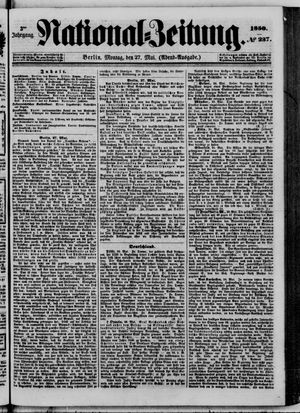 Nationalzeitung vom 27.05.1850