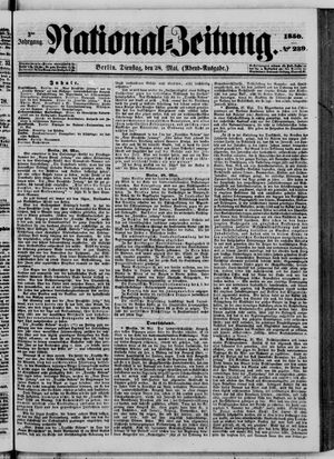 Nationalzeitung vom 28.05.1850