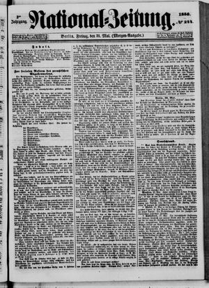 National-Zeitung vom 31.05.1850