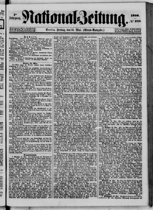 National-Zeitung vom 31.05.1850