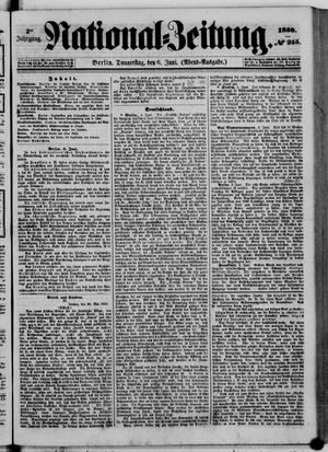 Nationalzeitung vom 06.06.1850