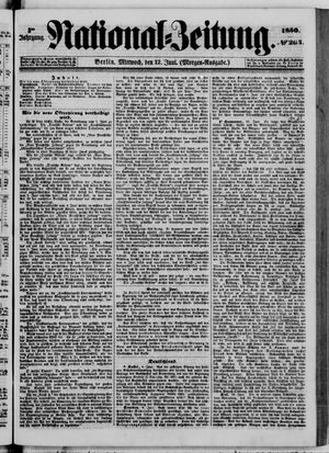 Nationalzeitung vom 12.06.1850