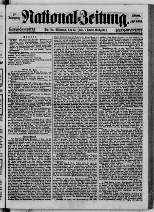 Nationalzeitung vom 12.06.1850
