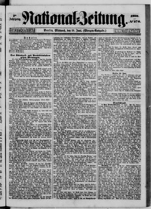 Nationalzeitung vom 19.06.1850