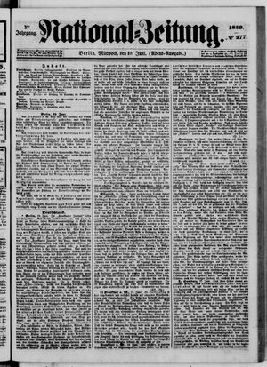 Nationalzeitung vom 19.06.1850