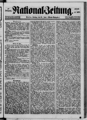 Nationalzeitung vom 21.06.1850