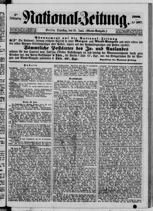 Nationalzeitung vom 25.06.1850