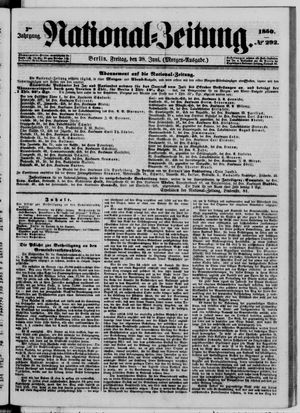 National-Zeitung vom 28.06.1850