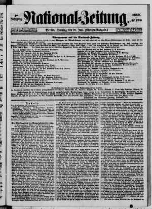 Nationalzeitung vom 30.06.1850