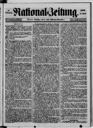 Nationalzeitung vom 02.07.1850