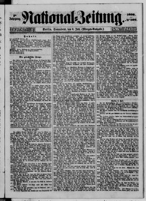 Nationalzeitung vom 06.07.1850